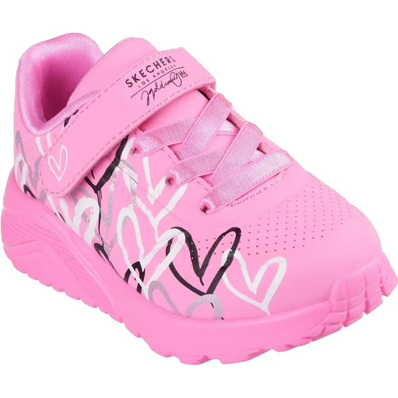 Skechers Pink Uno Lite Love Levitate 1