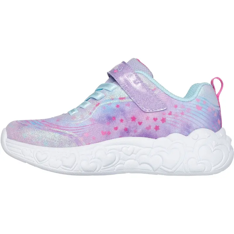 Skechers Purple Eternal Heart Lights 4