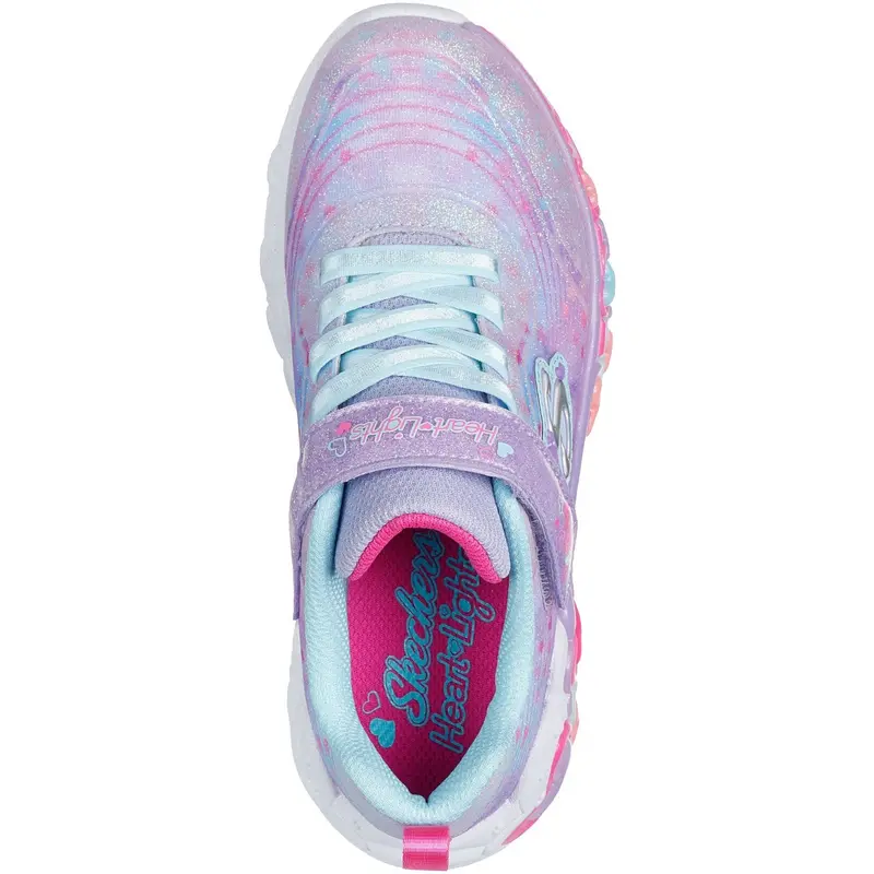 Skechers Purple Eternal Heart Lights 5