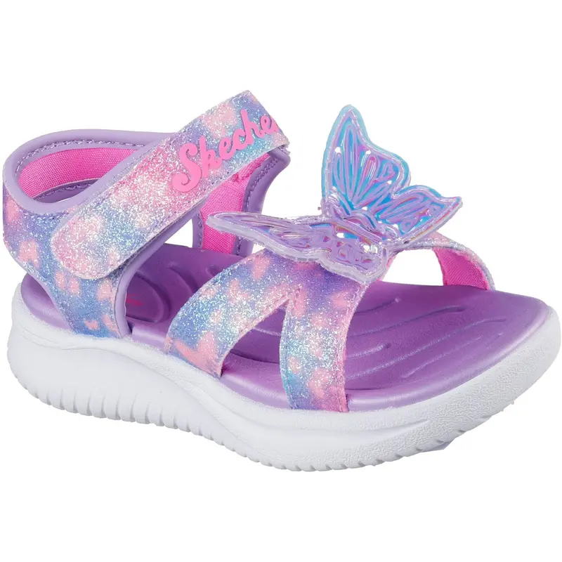 Skechers Purple S Lights - Jumpsters Sandal – Butterfly Brights 1