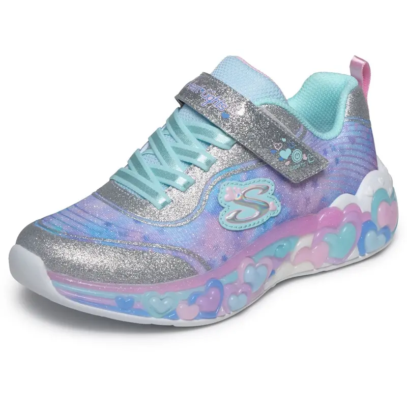 Skechers Silver S-Lights: Eternal Heart Lights 4