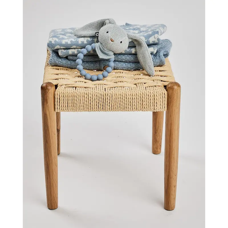 Smallstuff Blue Cardigan Ao Elephants Merino Wool 3