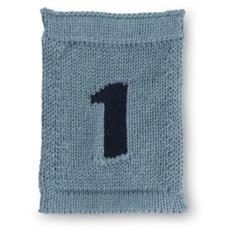 Smallstuff Blue Knitted Flag 1 1