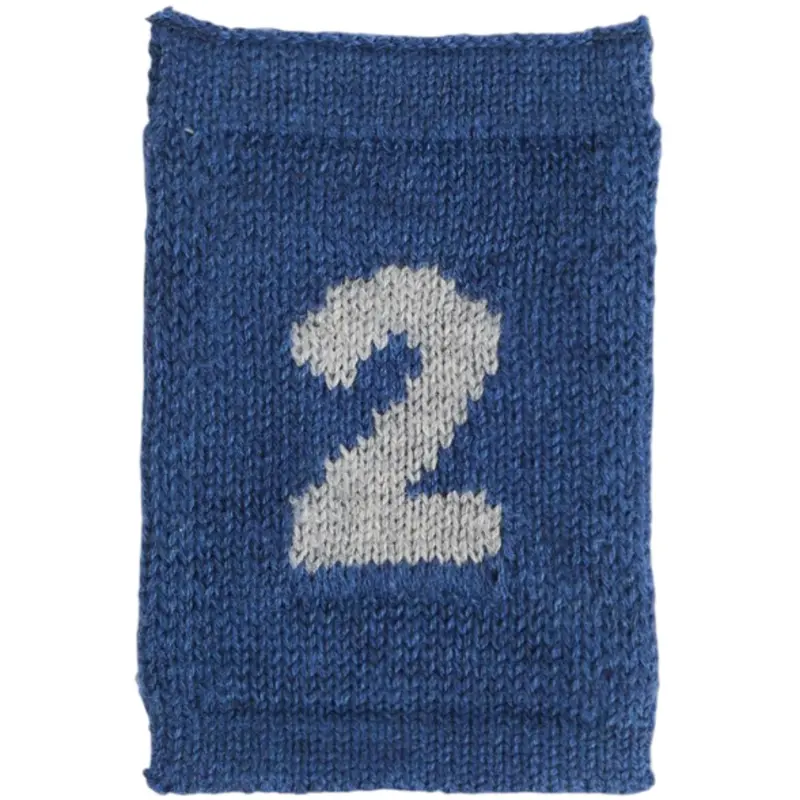 Smallstuff Blue Knitted Flag 2 1