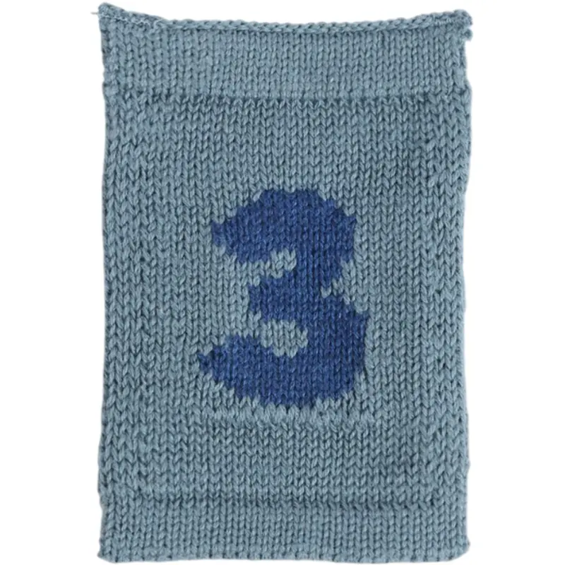 Smallstuff Blue Knitted Flag 3 1