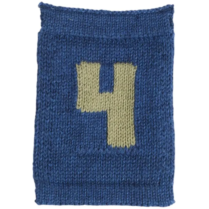 Smallstuff Blue Knitted Flag 4 1