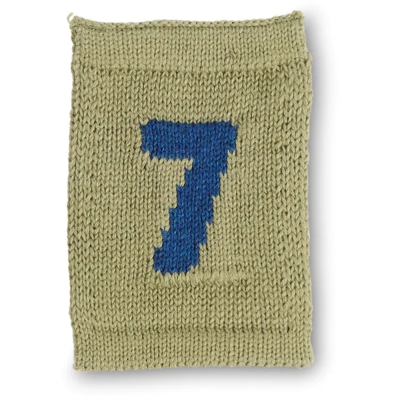 Smallstuff Blue Knitted Flag 7 1