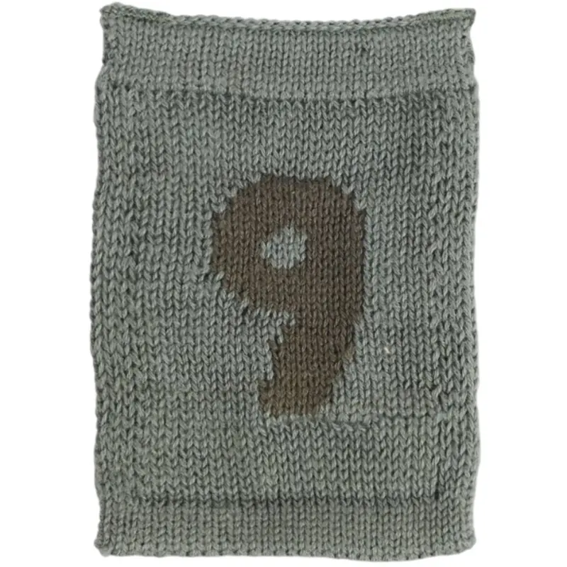 Smallstuff Blue Knitted Flag 9 1