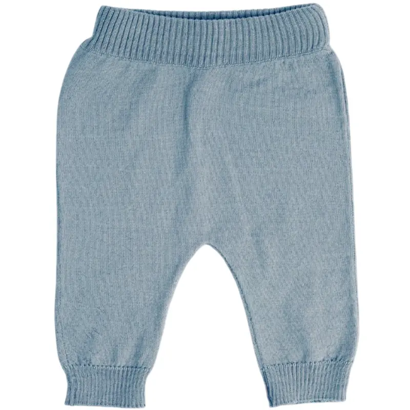 Smallstuff Blue Pants Flat Knit Merino Wool 1