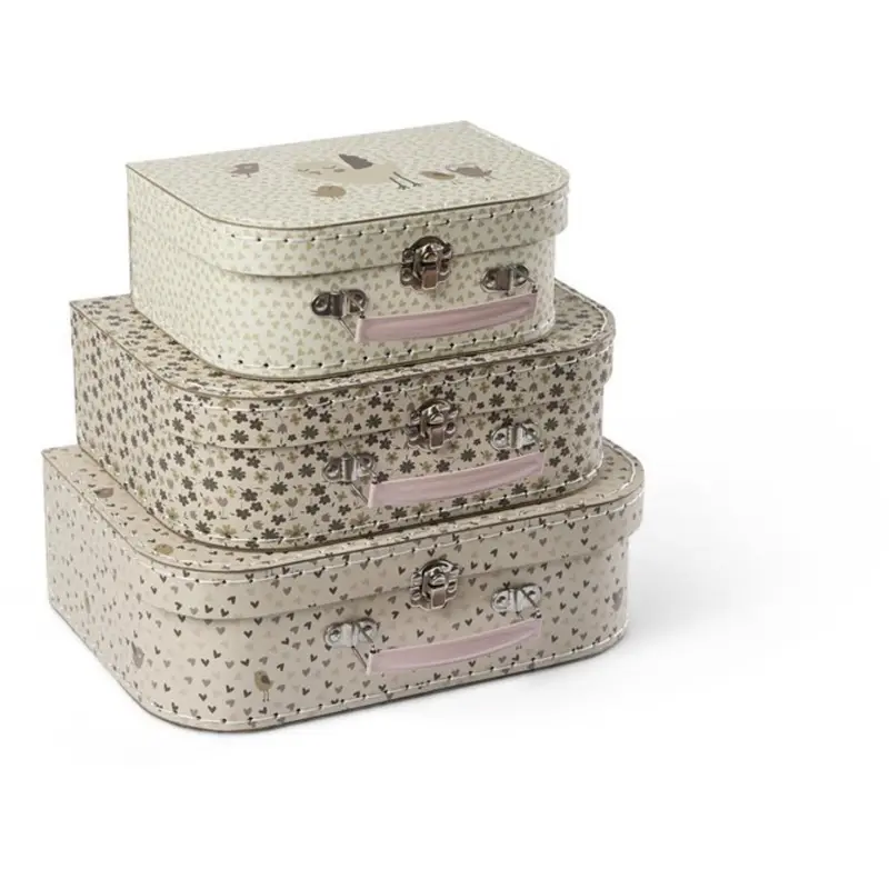 Smallstuff Hearts, Birds & Flowers Suitcase Set 1