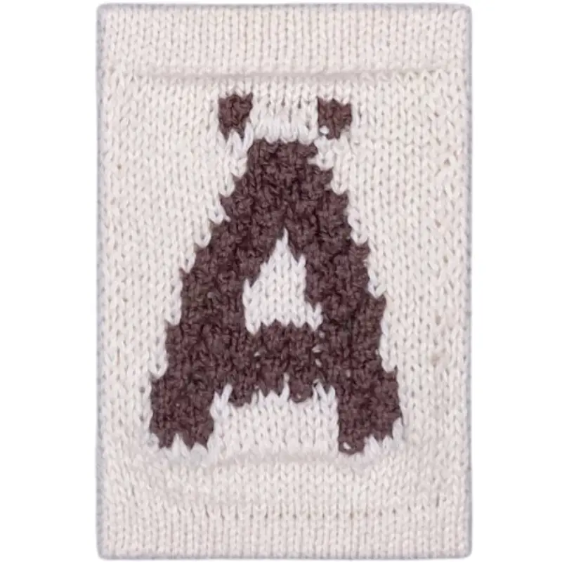 Smallstuff Nature Knitted Letter Ä 1