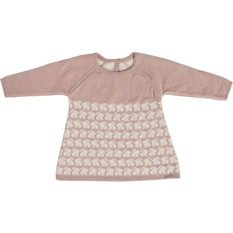Smallstuff Powder Dress Ao Rabbits Merino Wool 1
