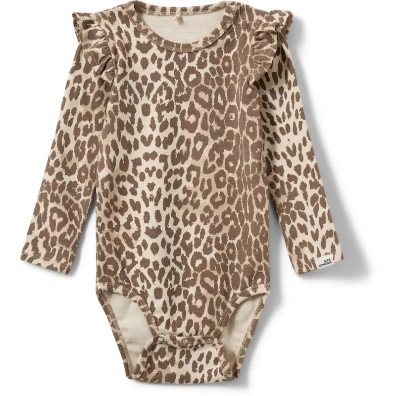 Sofie Schnoor Aop Beige Leopard Dictekb Bodystocking 1
