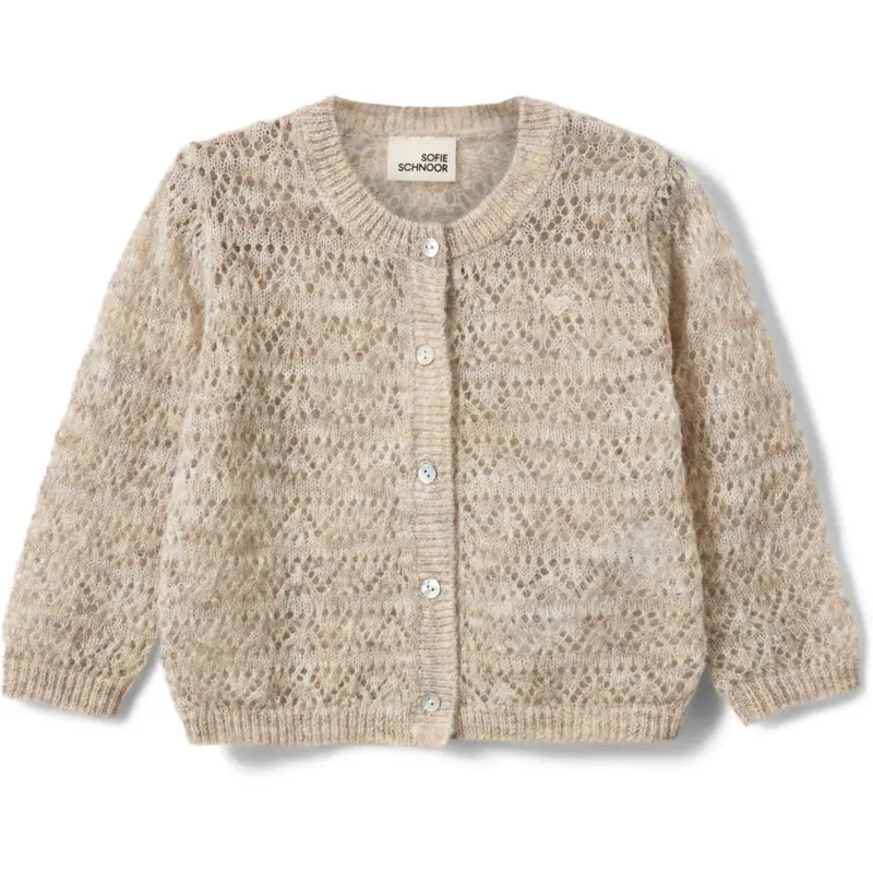 Sofie Schnoor Beige Hennykb Cardigan 1
