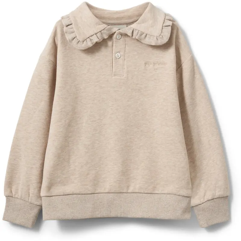 Sofie Schnoor Beige Melange Eliskb Sweatshirt 1