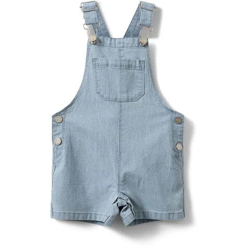 Sofie Schnoor Blue Denim Stripe Dereksb Overalls 1