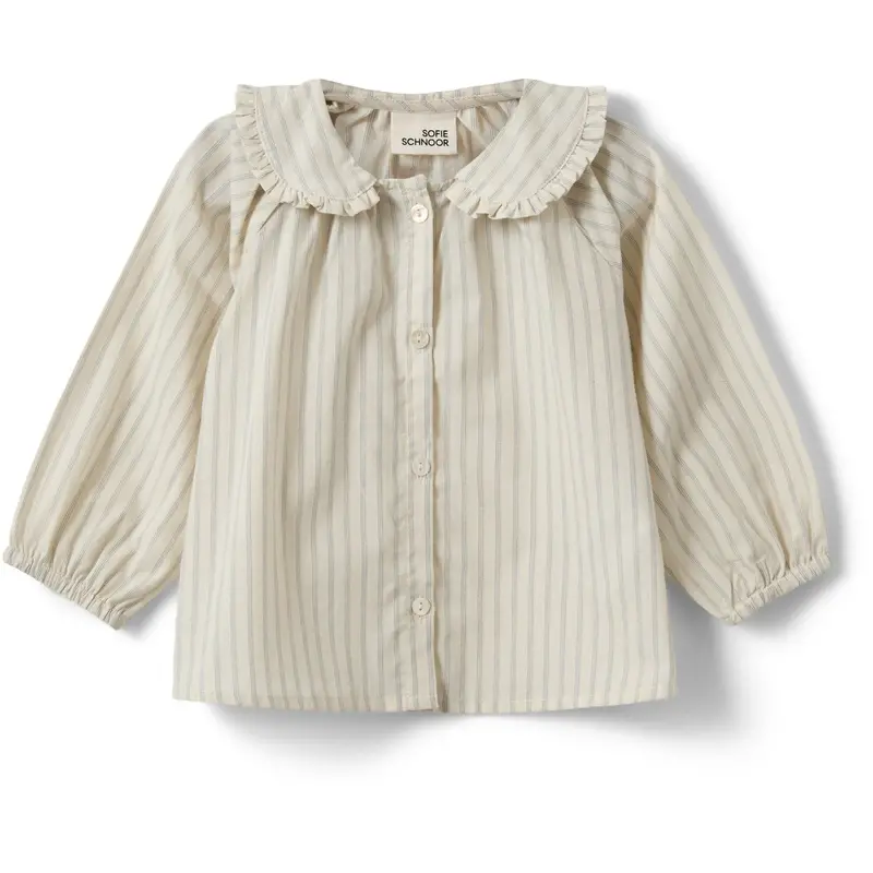 Sofie Schnoor Blue Striped Ingasb Blouse 1