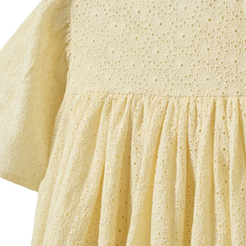 Sofie Schnoor Butter Yellow Lissiekb Dress 2