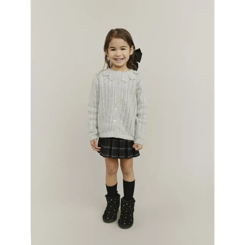 Sofie Schnoor Grey Melange Hennysb Cardigan 2