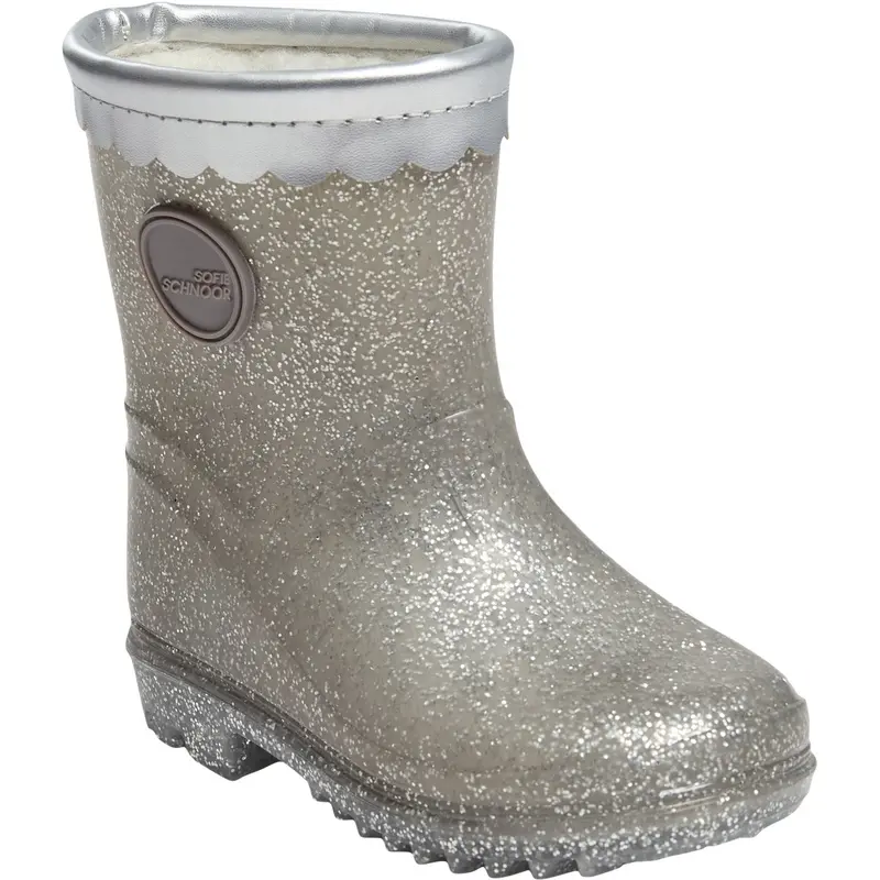 Sofie Schnoor Silver Perlask Rubber Boot W. Lining 1
