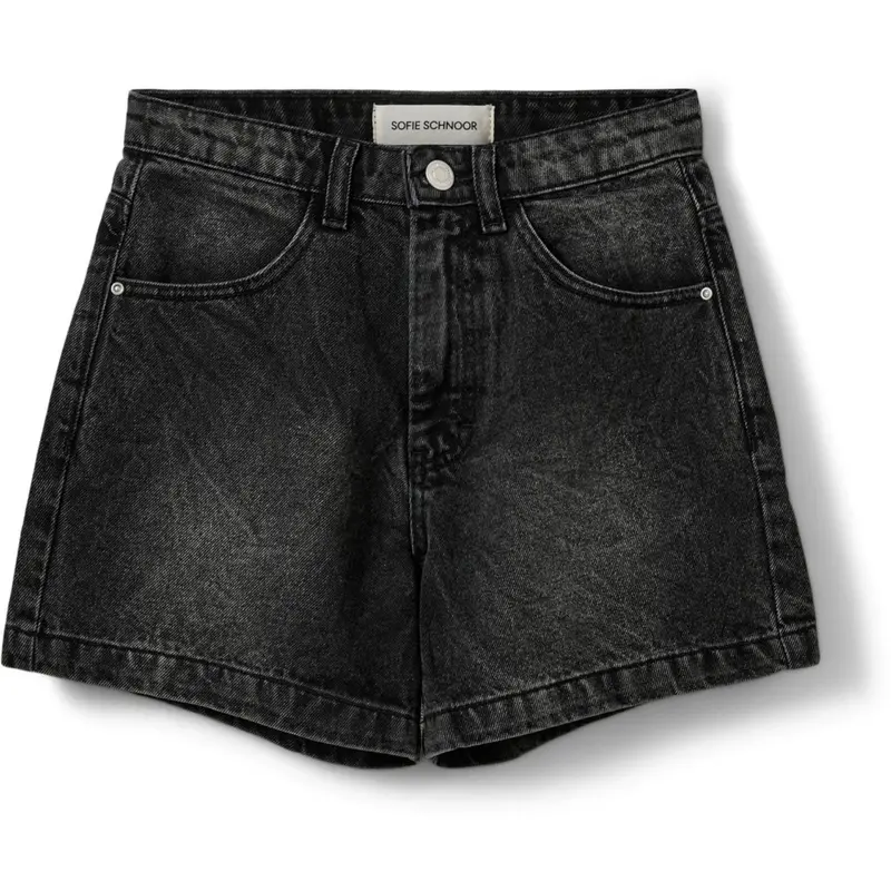 Sofie Schnoor Washed Black Gabriellasy Shorts 1
