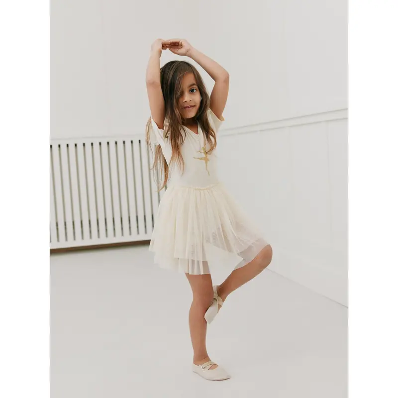 Sofie Schnoor X Luksusbaby Cream White Estelle Gymsuit 4