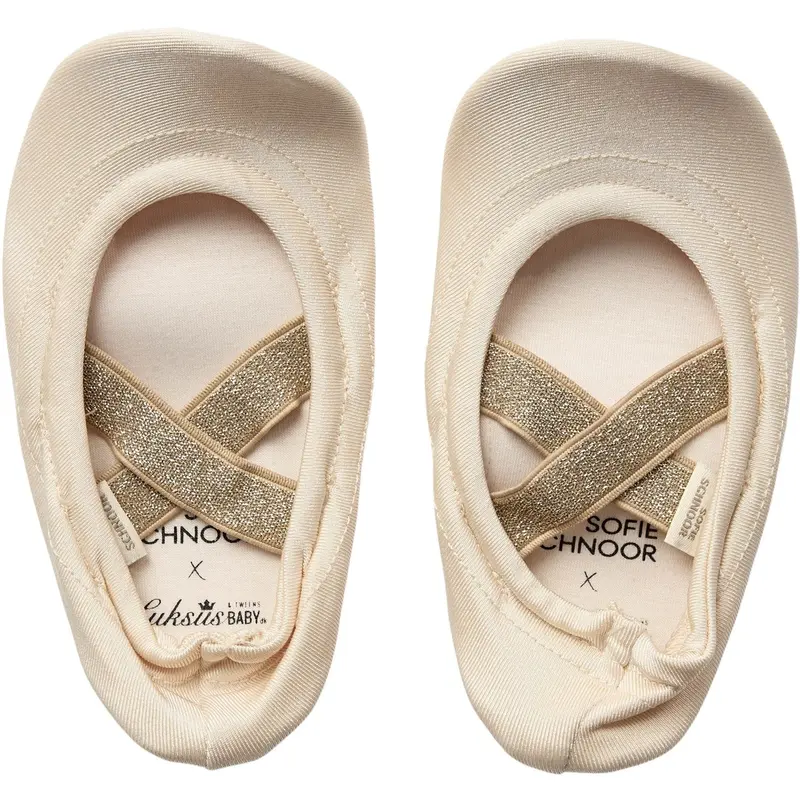 Sofie Schnoor X Luksusbaby Cream White Gym Shoe 1