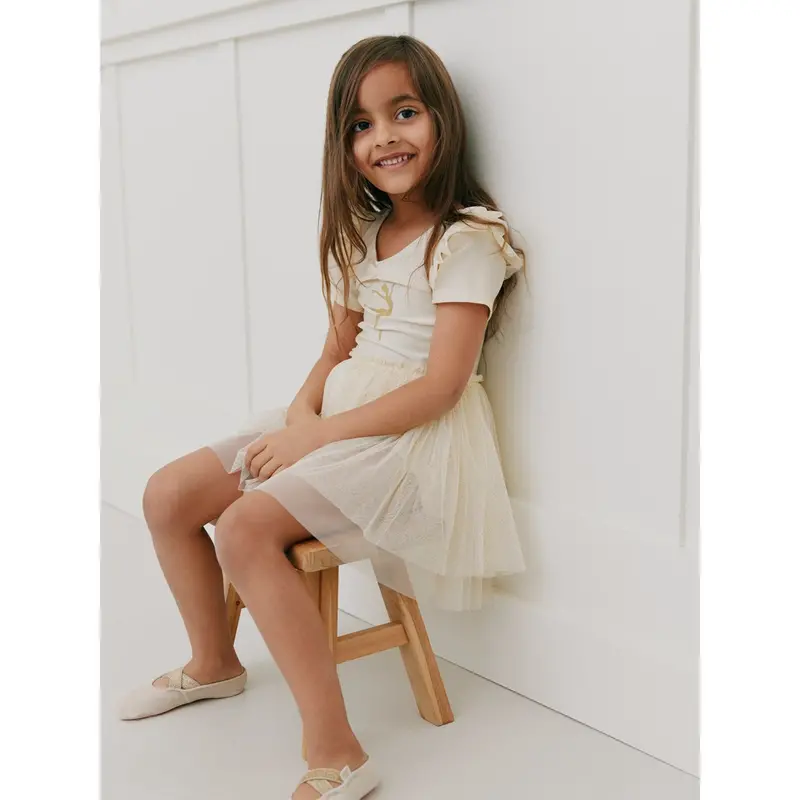 Sofie Schnoor X Luksusbaby Cream White Gym Shoe 3