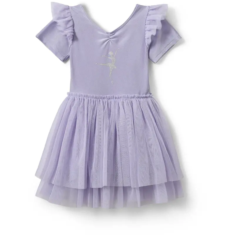 Sofie Schnoor X Luksusbaby Light Lavender Estelle Gymsuit 1