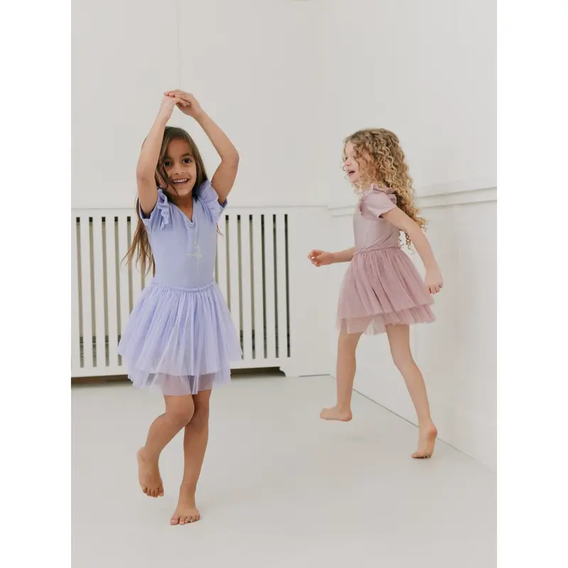 Sofie Schnoor X Luksusbaby Light Lavender Estelle Gymsuit 2