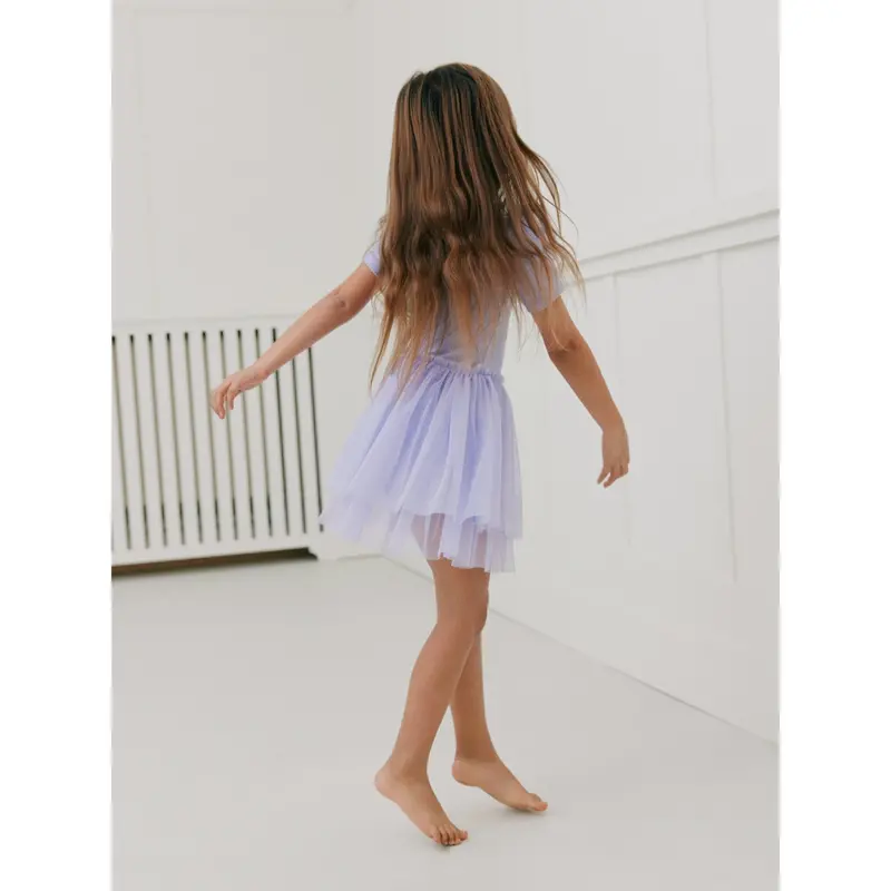 Sofie Schnoor X Luksusbaby Light Lavender Estelle Gymsuit 5