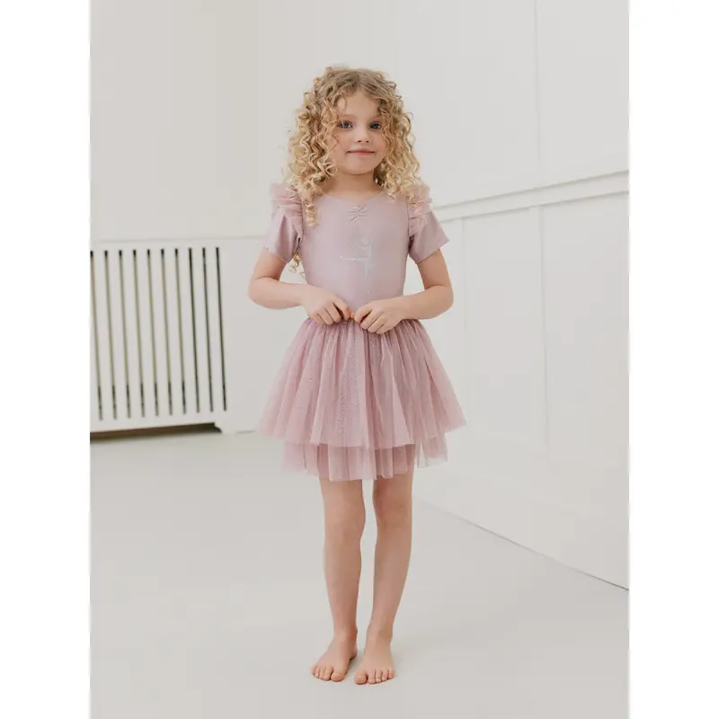 Sofie Schnoor X Luksusbaby Light Rose Estelle Gymsuit 5