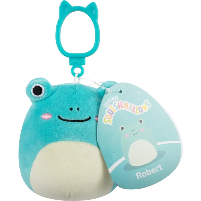 Squishmallows 9 Cm P23 Clip-On Robert Frog 1