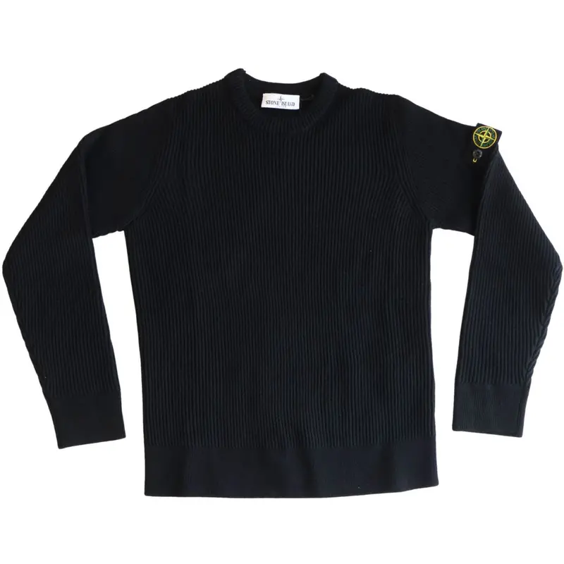 Stone Island Black Crew Neck 1