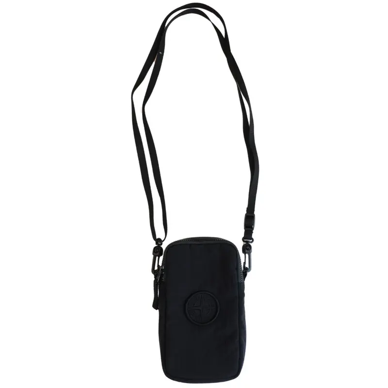 Stone Island Black Cross Body Bag 1