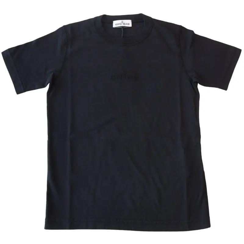 Stone Island Black Ss T-Shirt 1