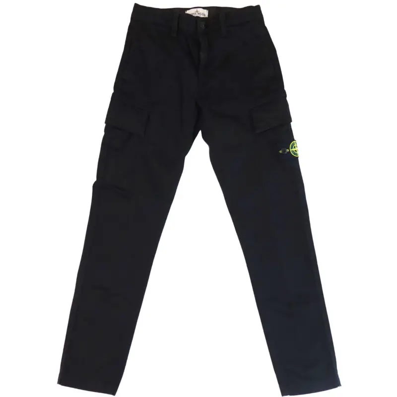Stone Island Black Trousers 1