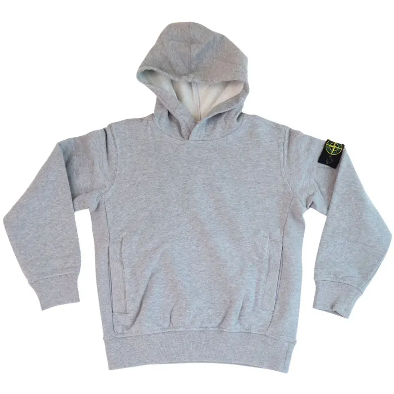 Stone Island Melange Grey Hoodie Sweater 1