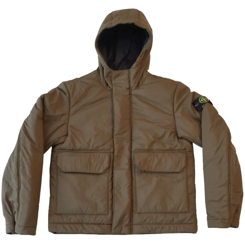 Stone Island Military Green Short Parka 1