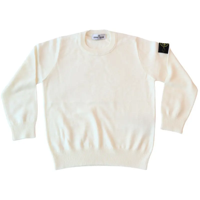 Stone Island Natural White Crew Neck 1