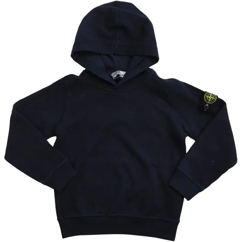 Stone Island Navy Blue Hoodie Sweater 1