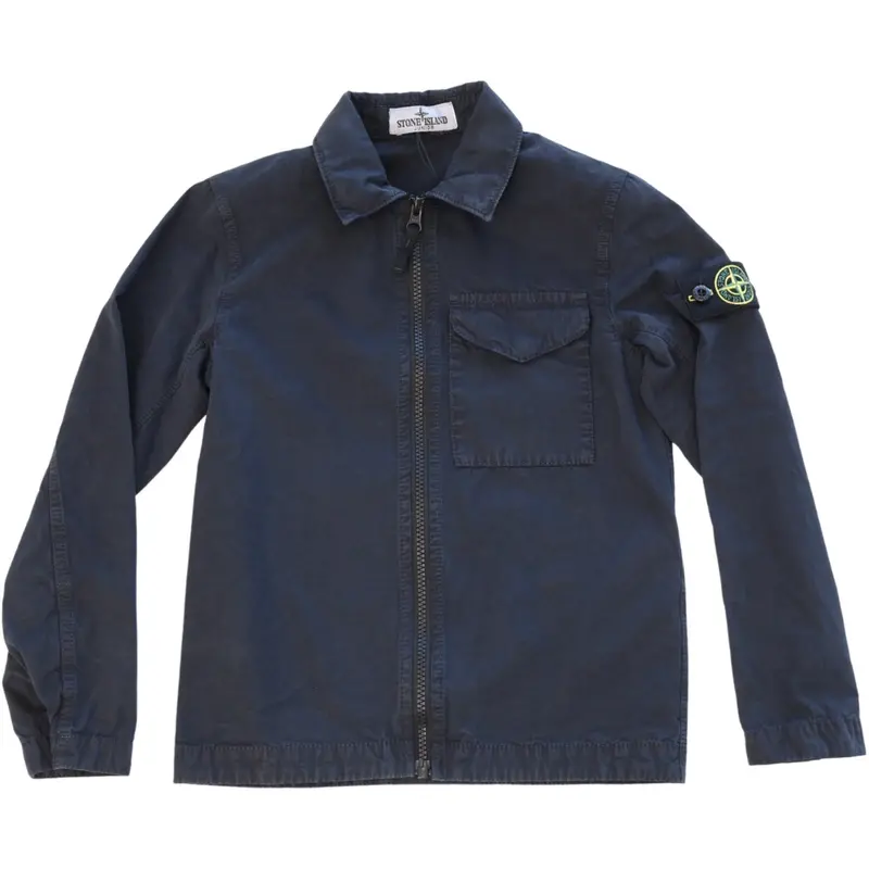 Stone Island Navy Blue Shirt 1