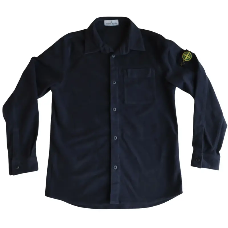 Stone Island Navy Blue Shirt 1