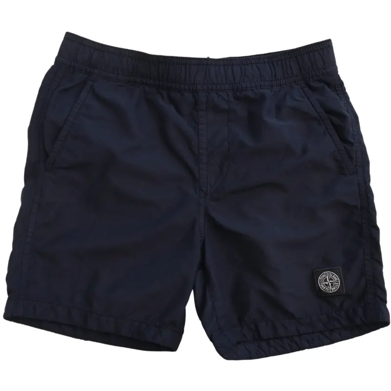 Stone Island Navy Blue Shorts 1
