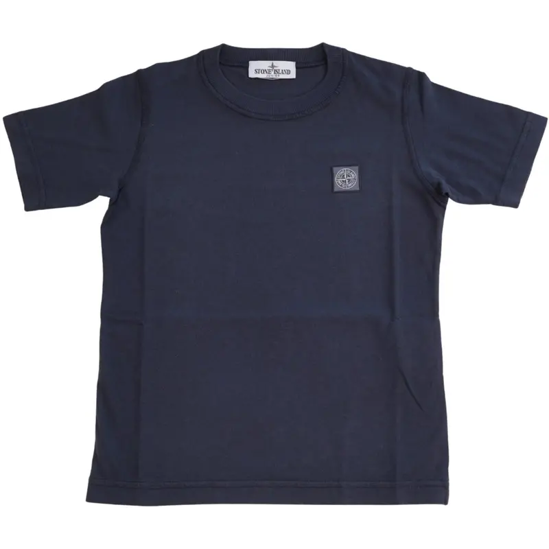 Stone Island Navy Blue Ss T-Shirt 1