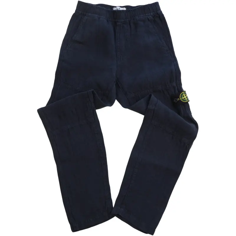Stone Island Navy Blue Trousers 1