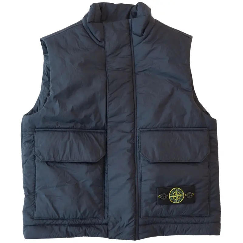 Stone Island Navy Blue Vest 1