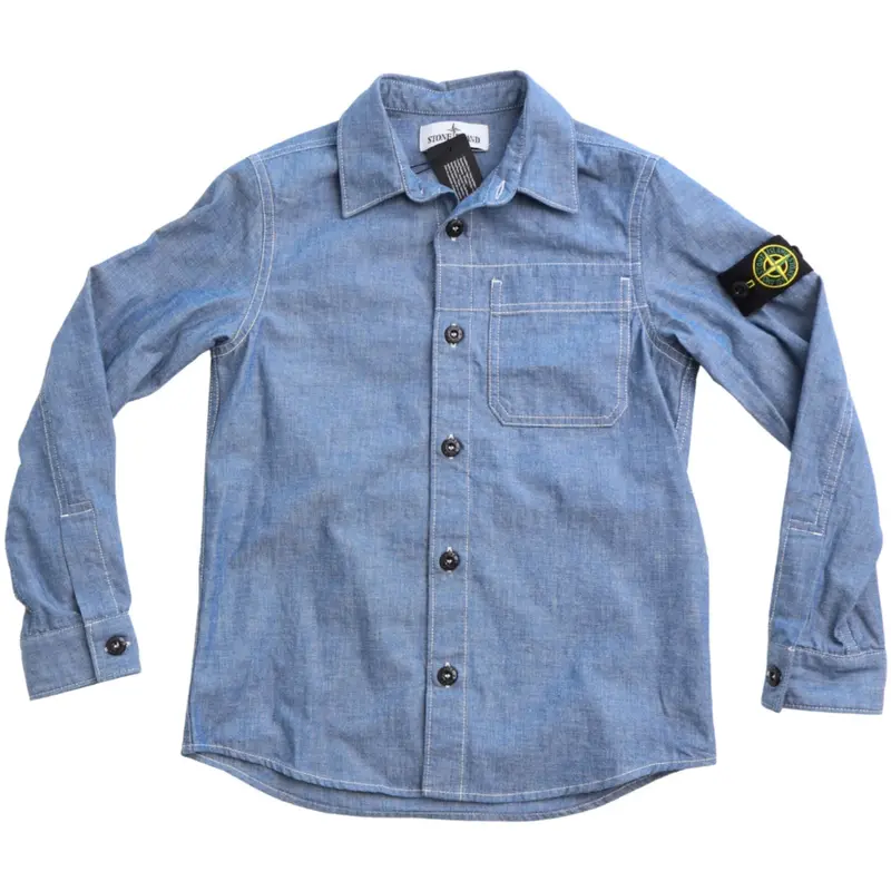 Stone Island Sky Blue Shirts 1