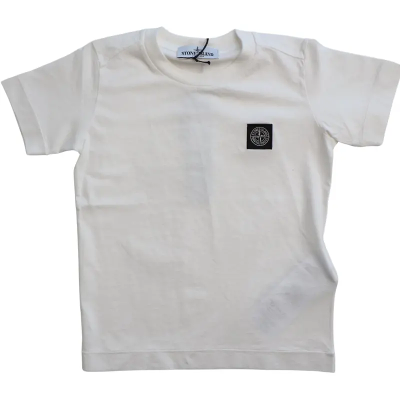 Stone Island White Ss T-Shirt 1
