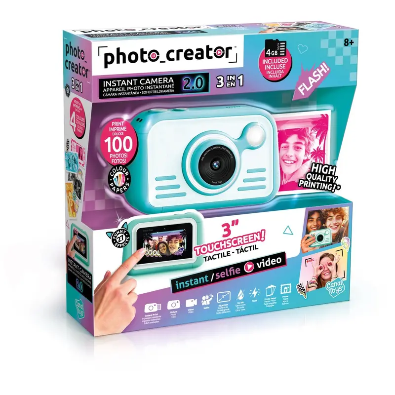 Studio Creator Photo Creator Instant Camera With Color Photo Paper 1